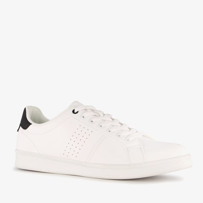 Blue Box heren sneakers wit blauw - Maat 45 - Uitneembare zool