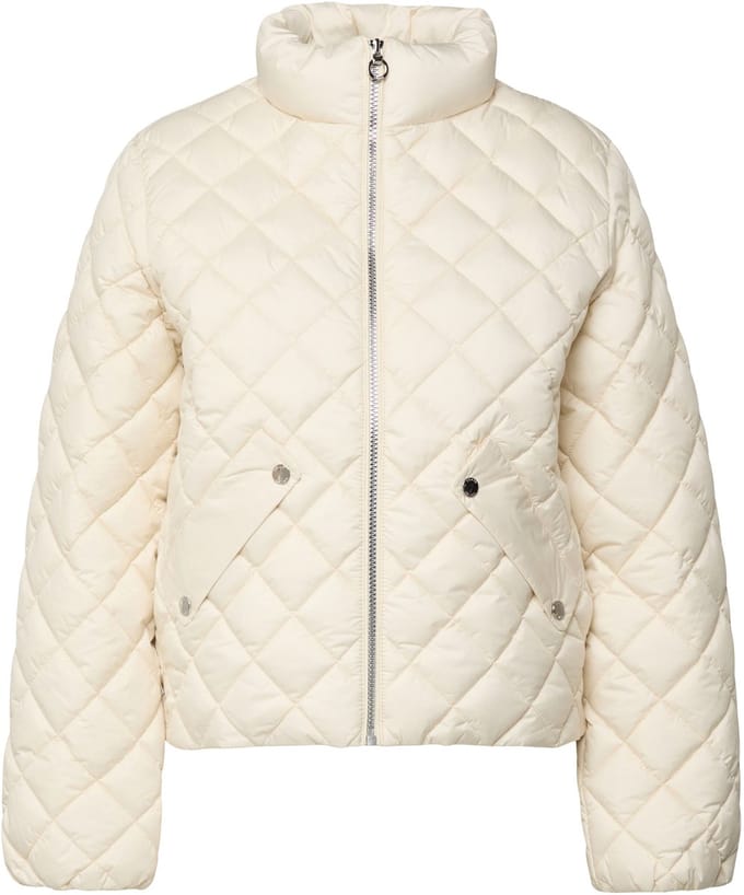 Donsjack outdoor met ruitpatroon en hoge kraag dames s.Oliver