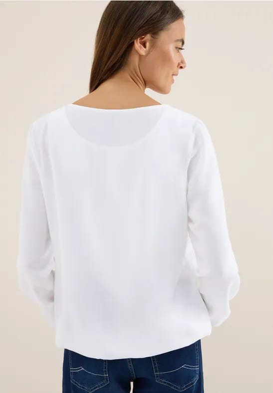 Blouse in effen kleur