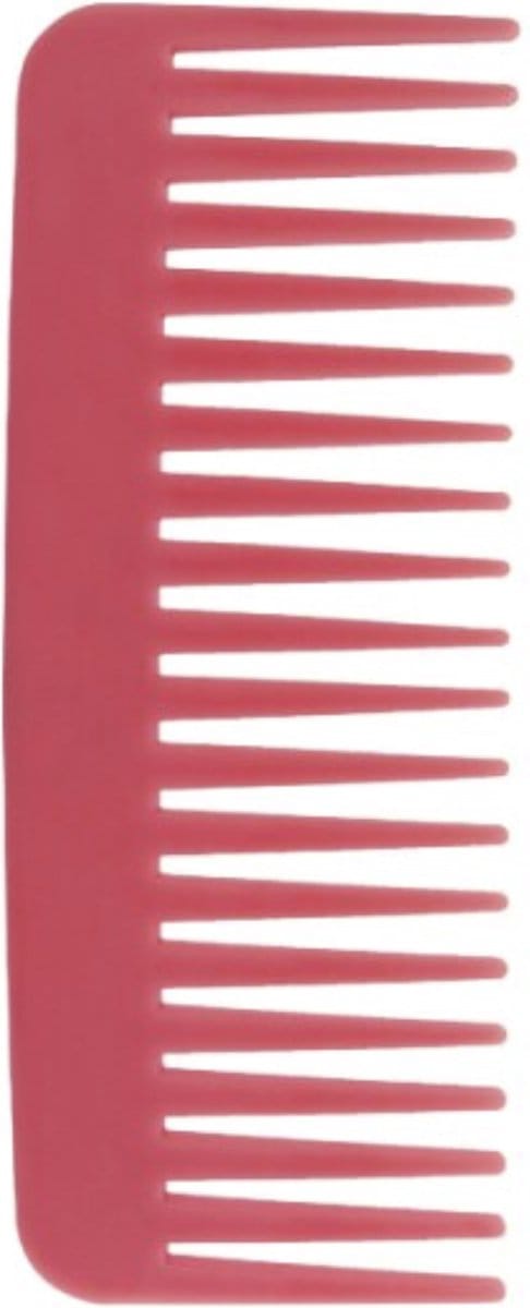 Cabantis Brede Kam 20 Tanden - Styling Tool - Wide Tooth Comb - Kapper Kam - Haar Accessoire - Roze