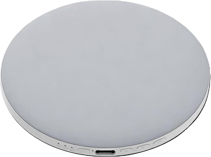 Kussen Luidspreker - Slaap Audio - Rustig Slapen - Geïntegreerde Witte Ruis - 1.2 cm dik - Grijs