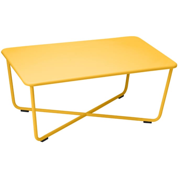 Fermob CROISETTE lage tafel - C6 Honing structuur