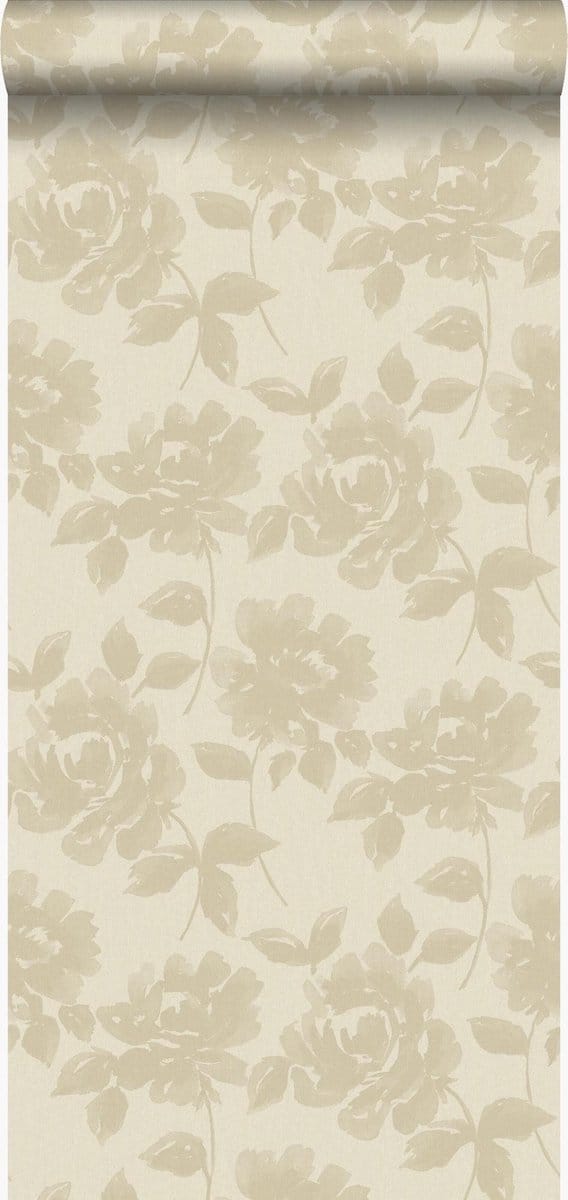 Origin Wallcoverings behang rozen warm beige - 53 cm x 10.05 m - 347032