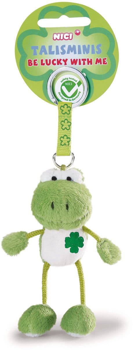 NICI Sleutelhanger Talisminis Kikker 7cm, Groen