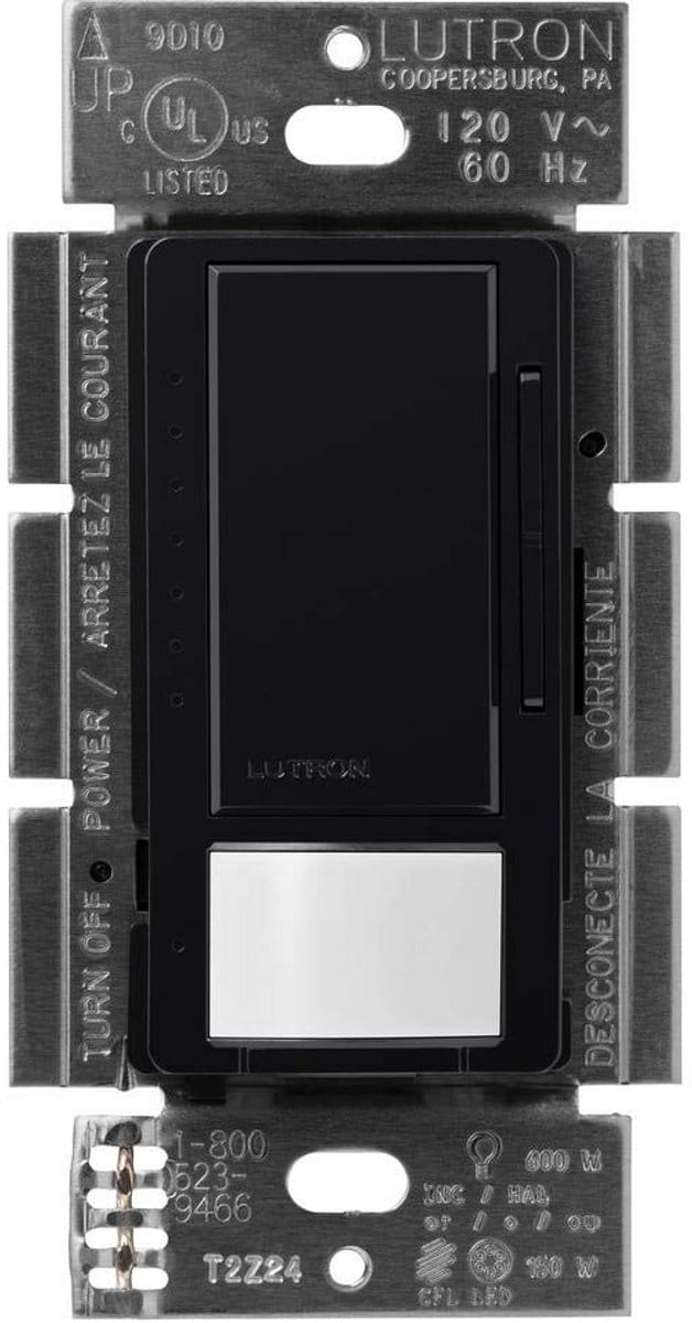 Draadloze LED Dimmer Schakelaar met Bewegingssensor - Geen Nuldraad Nodig - Zwart