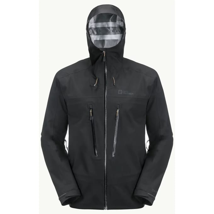 Jack Wolfskin Kammweg 3l Jas Zwart L Man