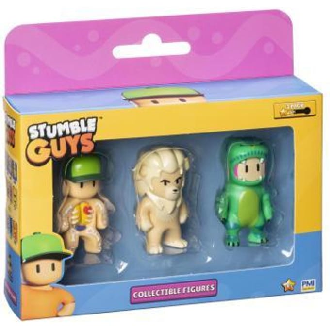 Stumble Guys - Figuren - Inside Out + Kiara + T-rex Guy