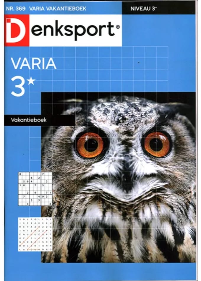 Denksport Varia Vakantieboek - 369 2025