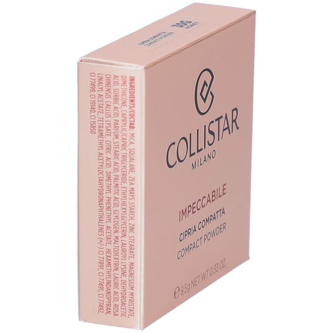 Collistar Impeccable Compact Powder | 30G - Honey | Poeder 9.5gr