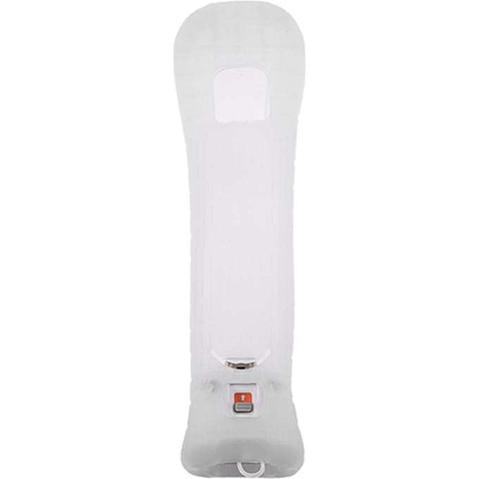 Motion Plus MotionPlus Sensor Adapter   Siliconen Hoes Cover voor Nintendo Wii Afstandsbediening wit