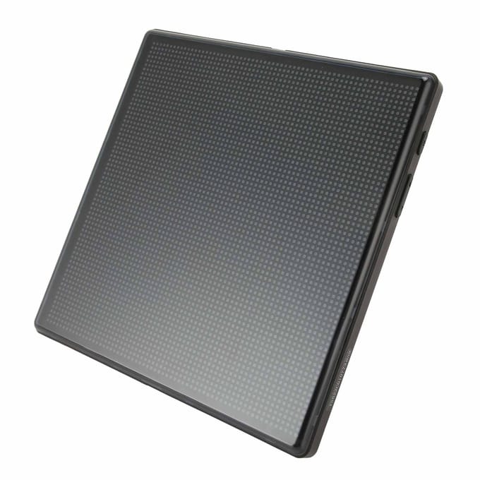 Pixels Display Frame App Controle 64x64 RGB DIY Pixels LED Display met Klok voor Muur Tafelblad black