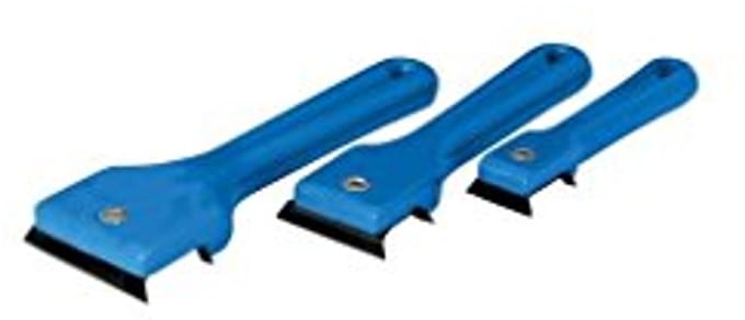 Lakkrassen Set - Kunststof Handgreep 30, 50 & 64 mm - 3 Stuks