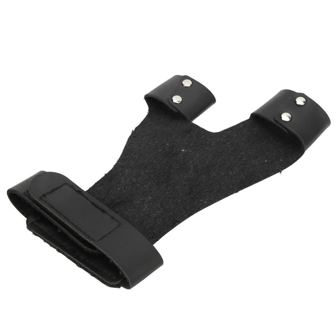 Boogschieten Beschermende Handschoen Leer Handbeschermer Boogschieten Handschoen Traditioneel Type voor Linkerhand