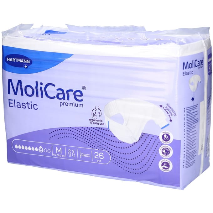 MoliCare® Premium Elastic 8 Drops Medium 26 Luiers