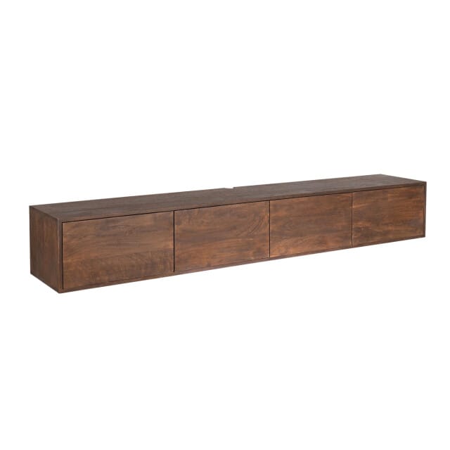 Starfurn zwevend tv meubel vision brown 200 cm