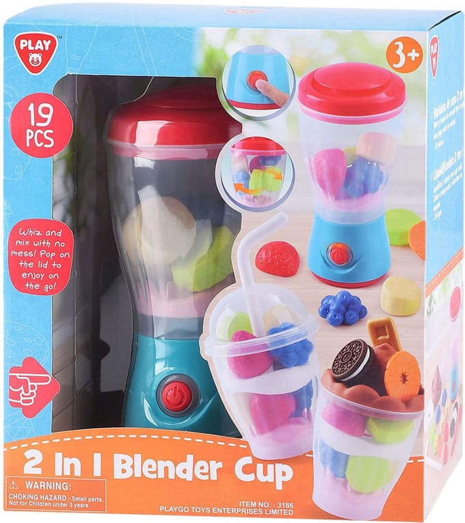 Play speelgoed blendermachine - 2in1 set met 19 onderdelen - kleurrijk.