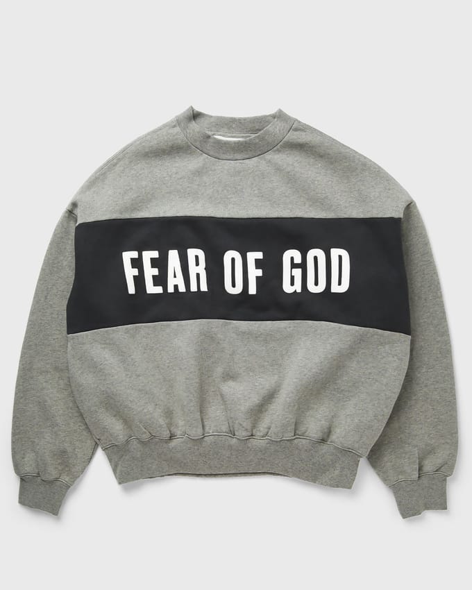 CROPPED RELAXED PANELLED SWEATSHIRT