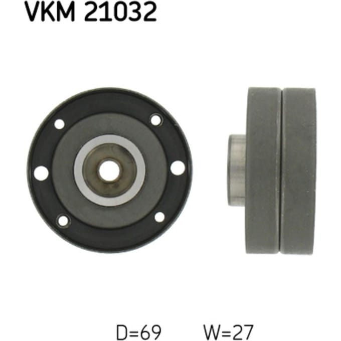 Geleiderol, distributieriem SKF VKM 21032