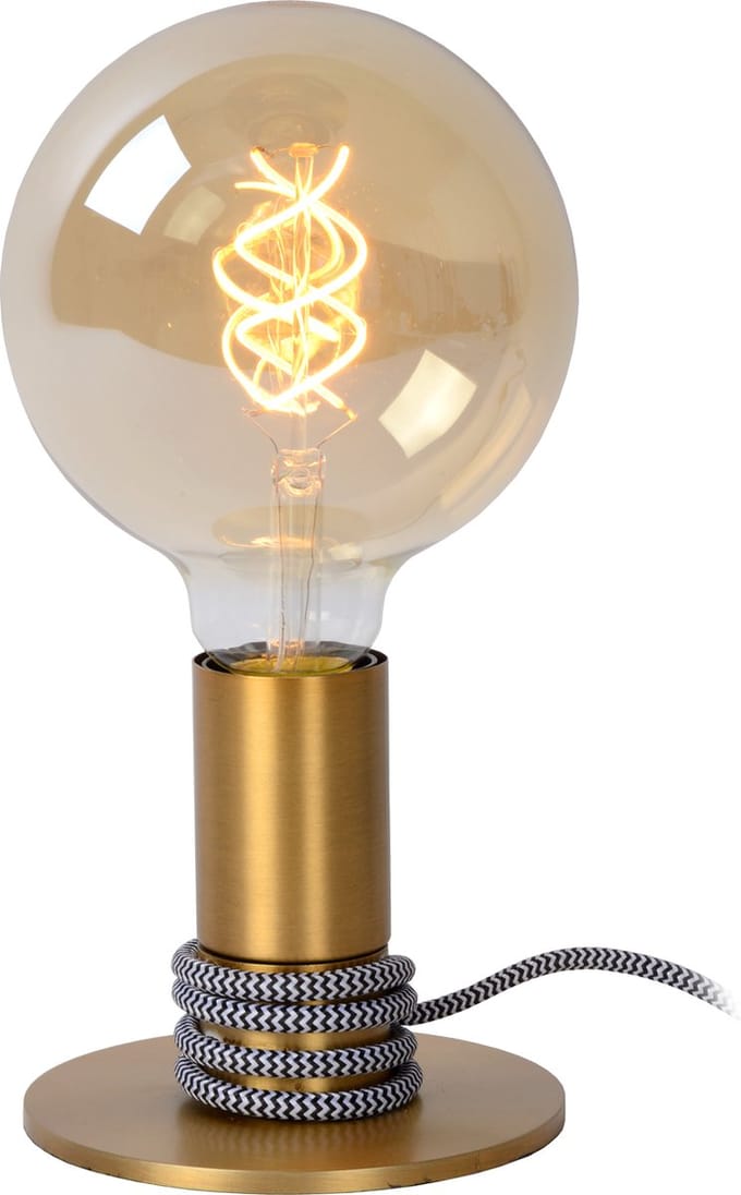 Lucide MARIT - Tafellamp - 1xE27 - Mat Goud / Messing