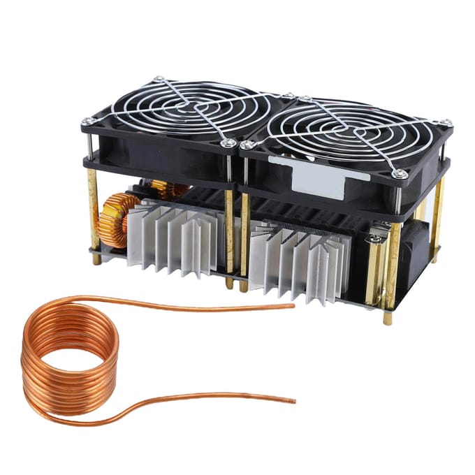 2500W 50A DC 12-48V Inductieverwarmingsbord ZVS-voedingsmodule Hoge frequentie Lage spanning 1800W zwart