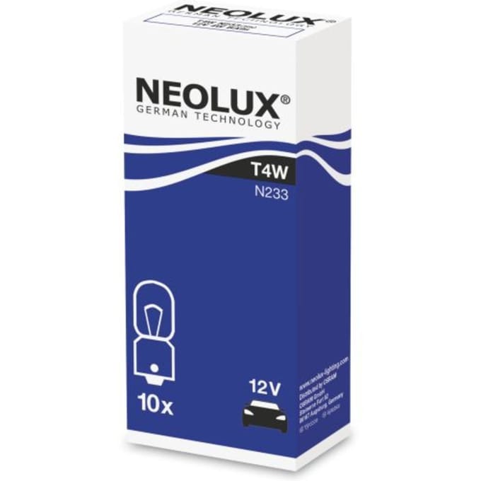 P27/7w lamp NEOLUX T4W 12V, 4W