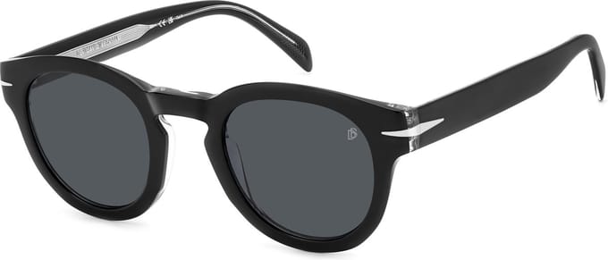 David Beckham Db 7041/S Flat Ovaal Acetaat Heren Zonnebril