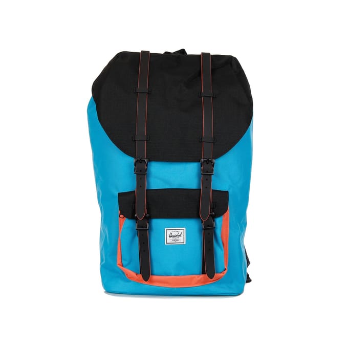 Little America herenrugzak Blue Bird/zwart/ember Glow