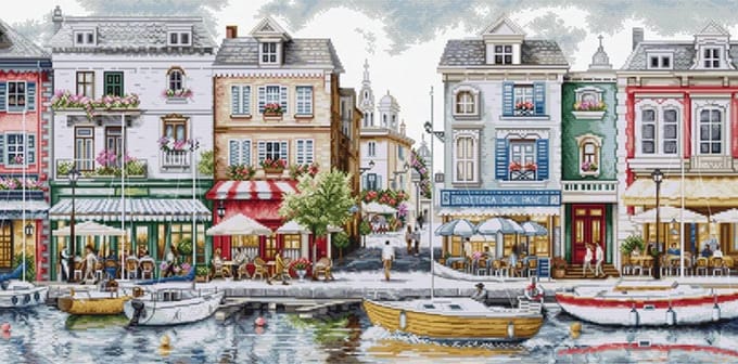 Borduurpakket Luca-S - Quayside - Quayside, wijk in Engeland - BU5103