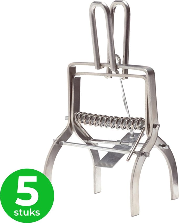VerminBuster Mollenklem - 5 Stuks - Mollenverjager - Professionele Mollenvallen - Mollenbestrijding