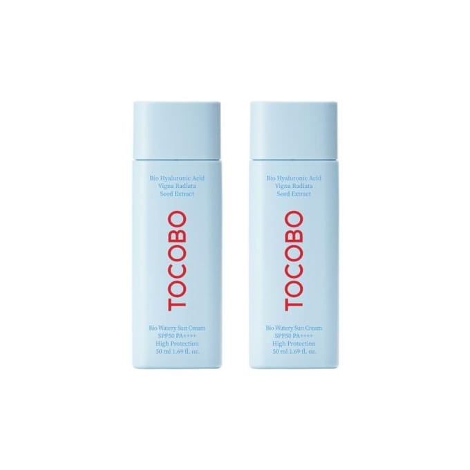 TOCOBO Bio Watery Sun Cream SPF50+ PA++++ 50ML *2 stuks 2ea white