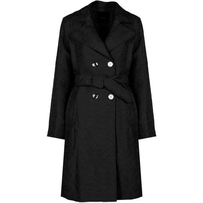Pinko Trenchcoat Tandil Vrouw zwart