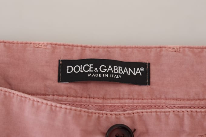 Katoenen Shorts Effen Stijl