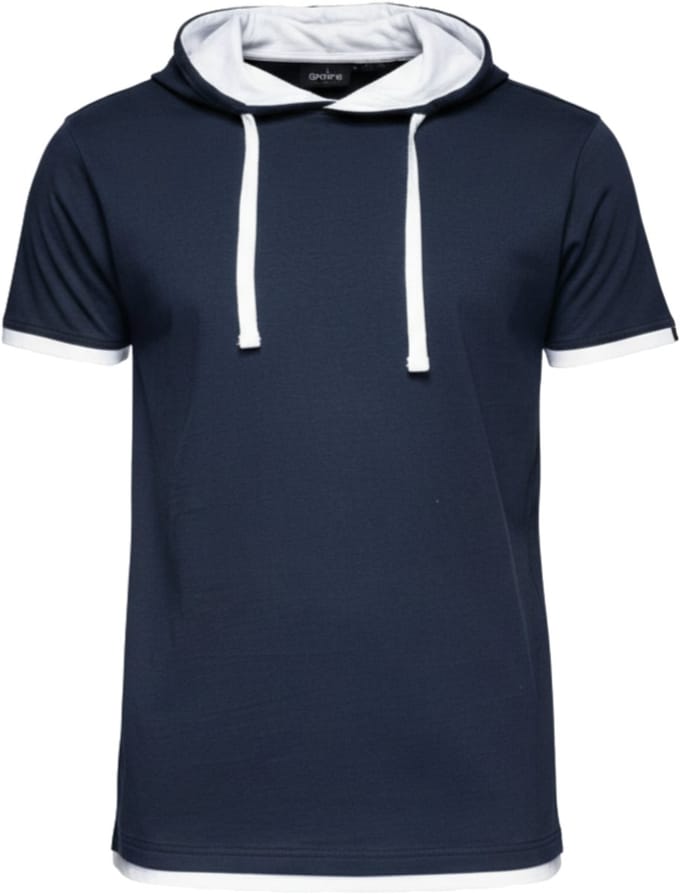 OMBRE T-shirt - Regular Fit - Katoen - Korte Mouw Marine S