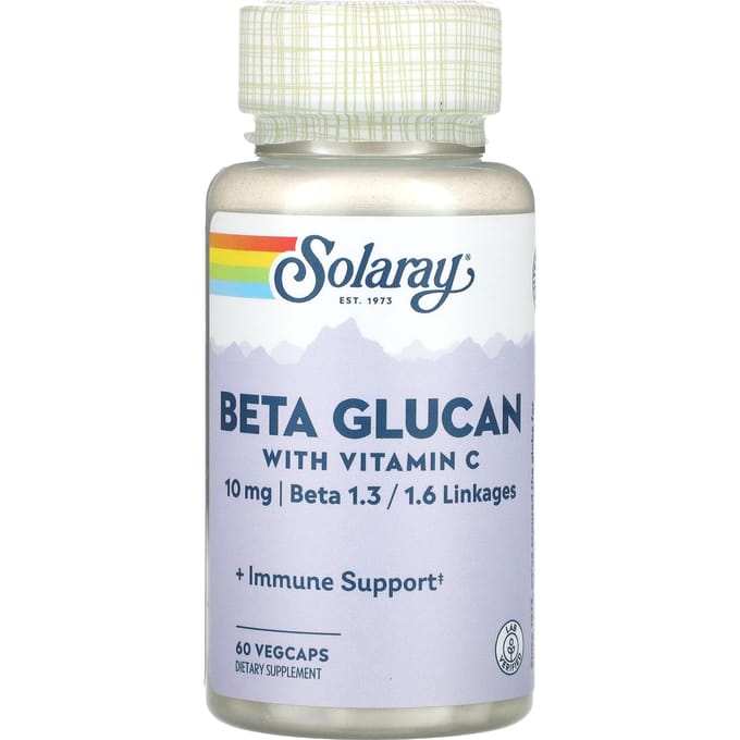 Bèta-glucaan met Vitamine C, 60 Plantaardige Capsules