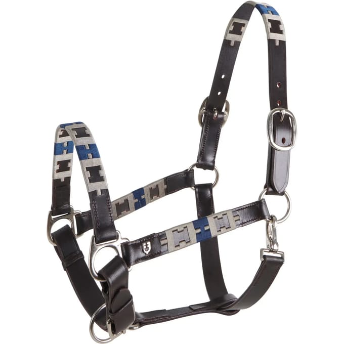 Leren halster voor paarden Equestro Polo