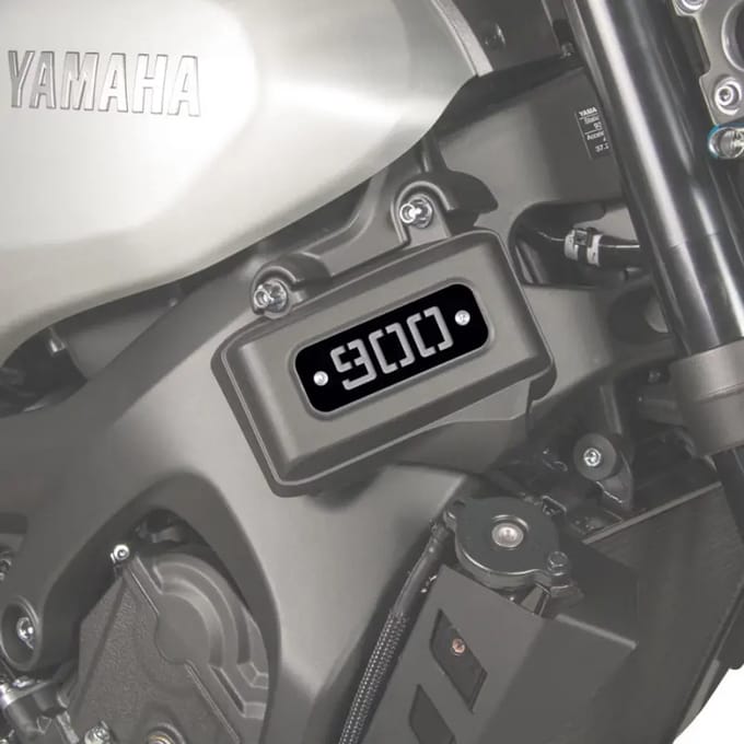 Motorfiets radiatorbeschermer nummerplaat 900 Barracuda Yamaha XSR900