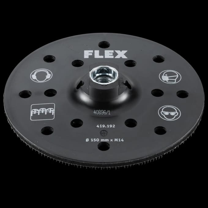 Flex-tools Accessoires 419192 SP D150-8/6 H/F M14 Velcro schuurzool 150mm voor Supraflex