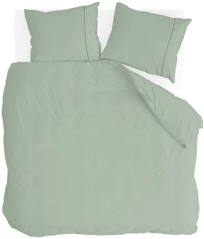 Walra Dekbedovertrek Remade Uni Essence - 200x220 - 100% katoen - Groen