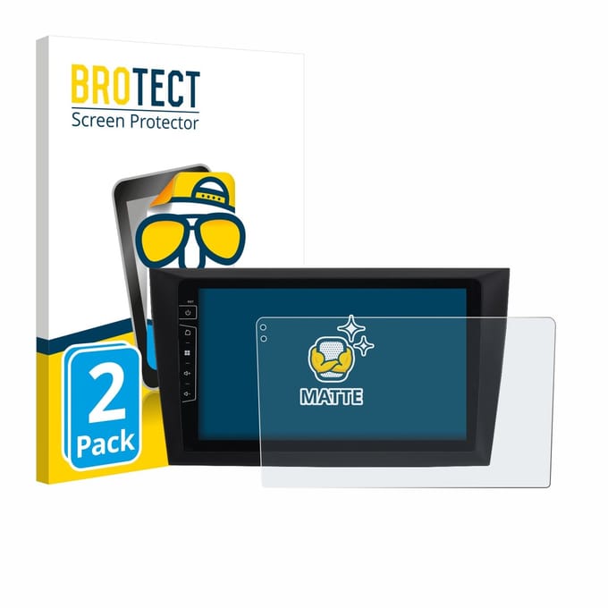 BROTECT - Screenprotector voor Dynavin D8-DF31 9" - Folie Beschermfolie matte 2 Stuks