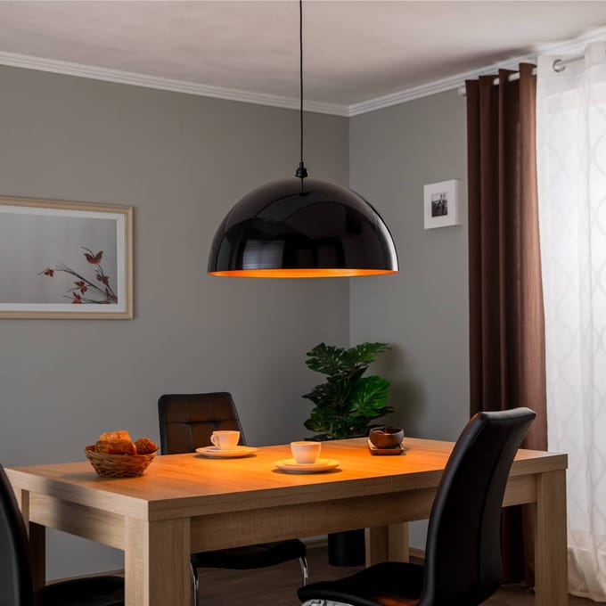 Opviq Berceste 237-S hanglamp Ø60cm zwart/goud