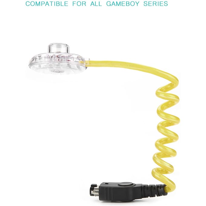 Éclairage LED portable pour GameBoy Advance LED externe pour jeux yellow