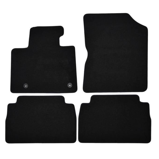 Tapis de sol - Hyundai - Santa Fe hybrid - 4 pièces - Antidérapant - Imperméable