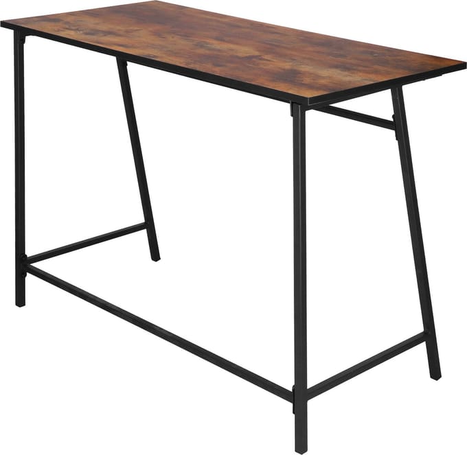 Springos Salontafel | Rechthoekig | 100x50x76 cm | Zwart/Donkerbruin