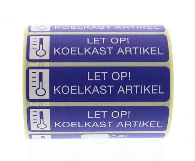Spruyt Hillen Sticker let op koelkast artikel 500 stuks