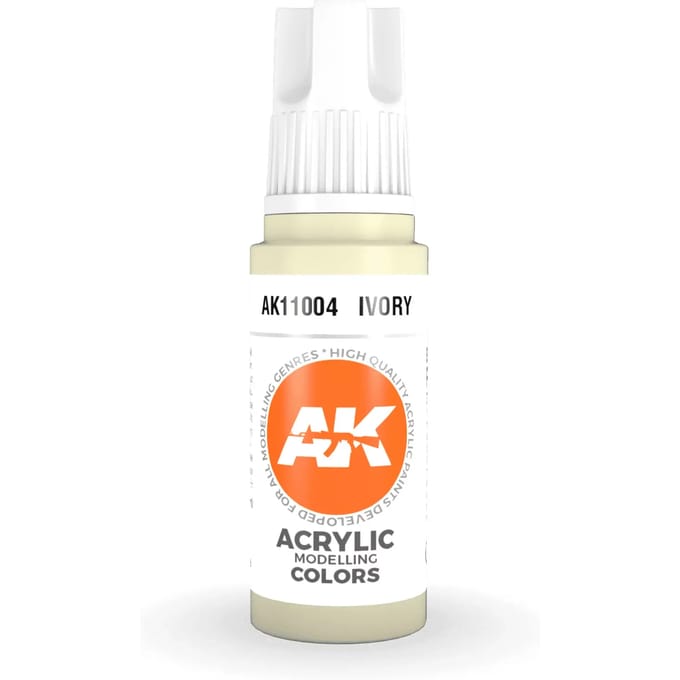 Ivory Acrylic Modelling Color - 17ml - AK-11004