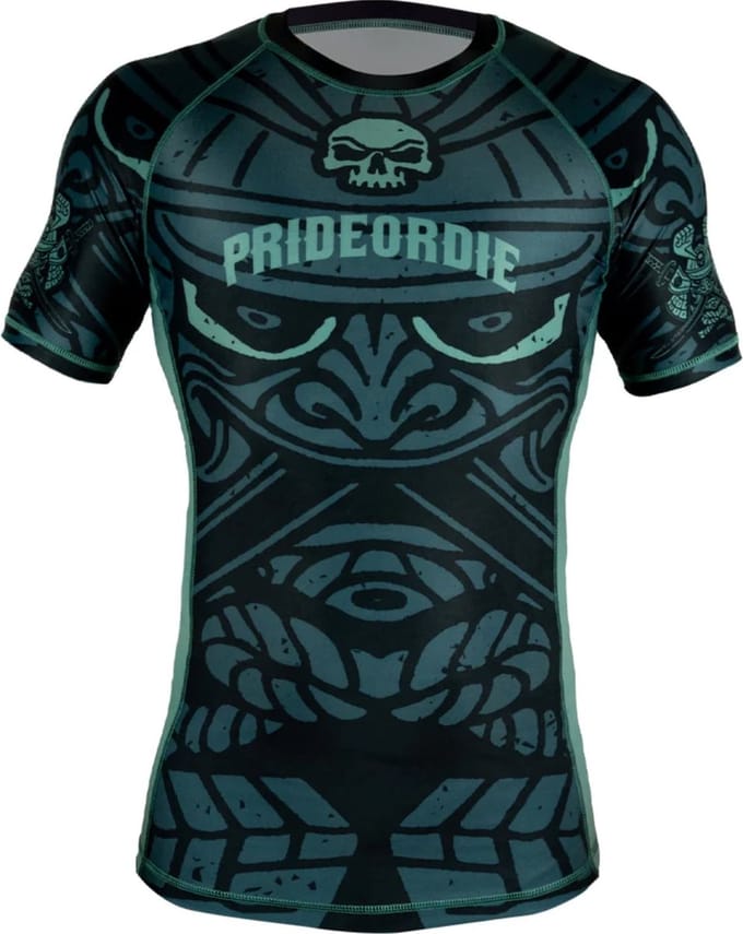 PRIDEorDiE SAMURAÏ Rash Guard Compressie Shirt - M