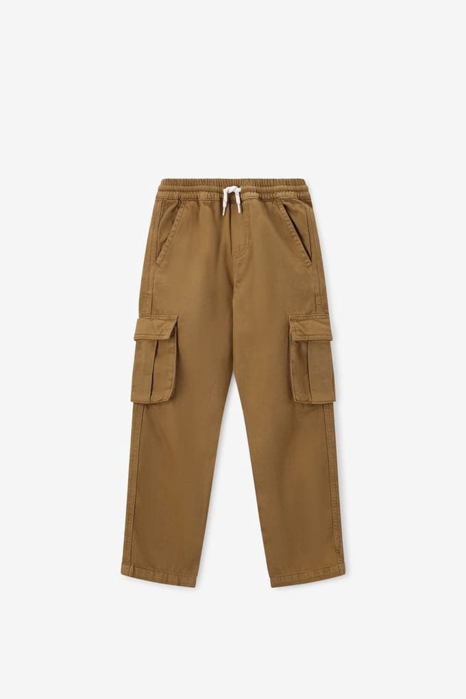 Sissy-Boy - Donkergroene pull on cargo broek