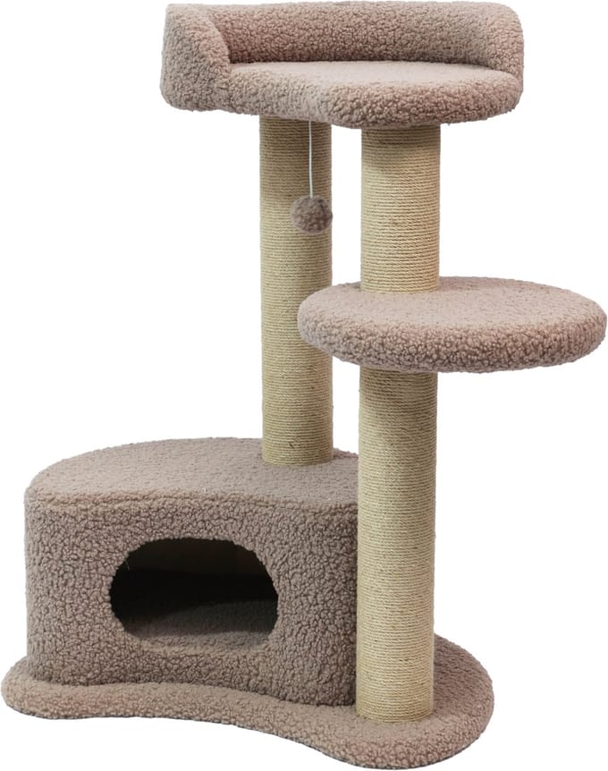 Boony krabpaal luna dusty pink 104cm