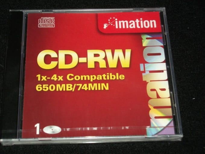 Imation CD-RW 1x-4x hardcase