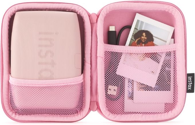 Fujifilm Instax mini Link 3 case- Pocket Printer Case - Rose Pink